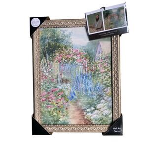 VHTF TikTok Viral Theodore Earl Butler 'Summer Garden' Framed Wall Art 13"x17"